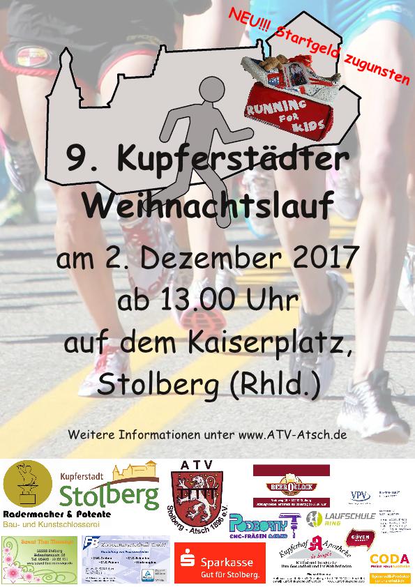 Plakat Weihnachtslauf 2016